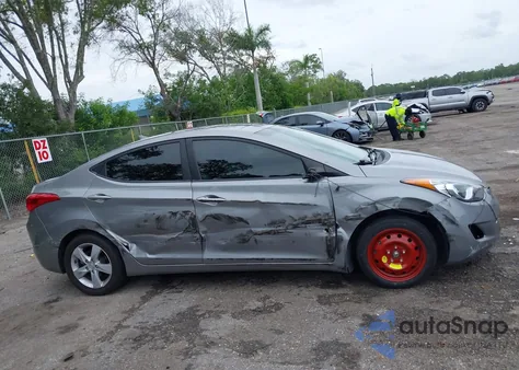 2012 Hyundai Elantra Gls (Ulsan Plant) from USA, damaged, VIN KMHDH4AEXCU294169